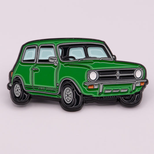 Mini 1275GT Enamel Pin- Green