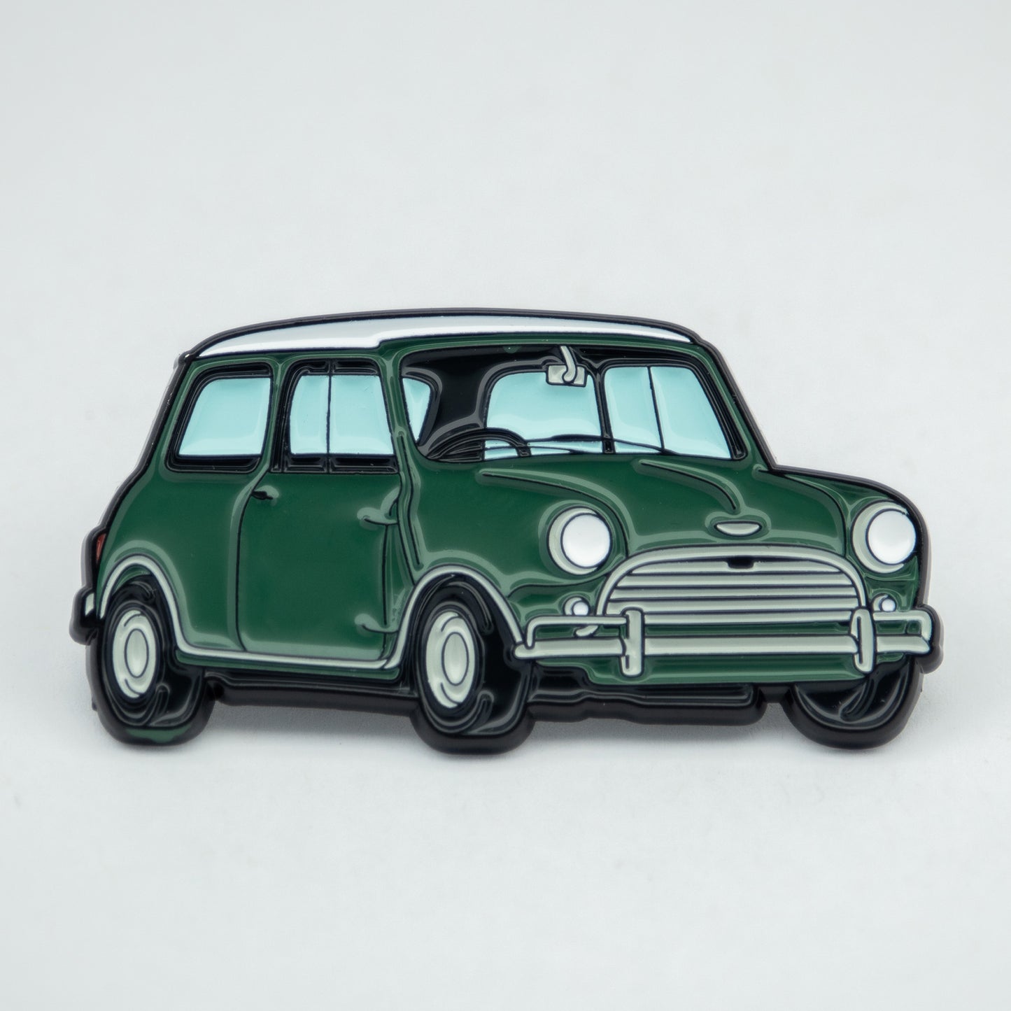 Mini Mk1 Cooper S Enamel Pin- Green