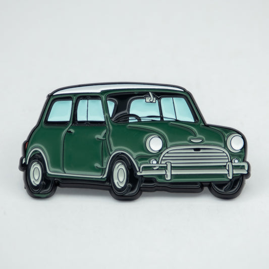 Mini Mk1 Cooper S Enamel Pin- Green